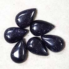 13x20MM PEAR CABOCHON BLUE GOLD STONE(6PCS/BAG)